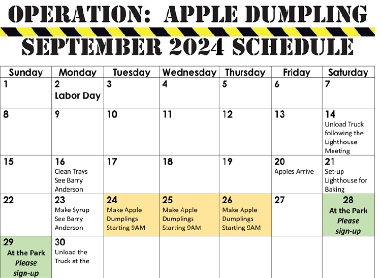 Apple Dumpling Calendar 2024-1